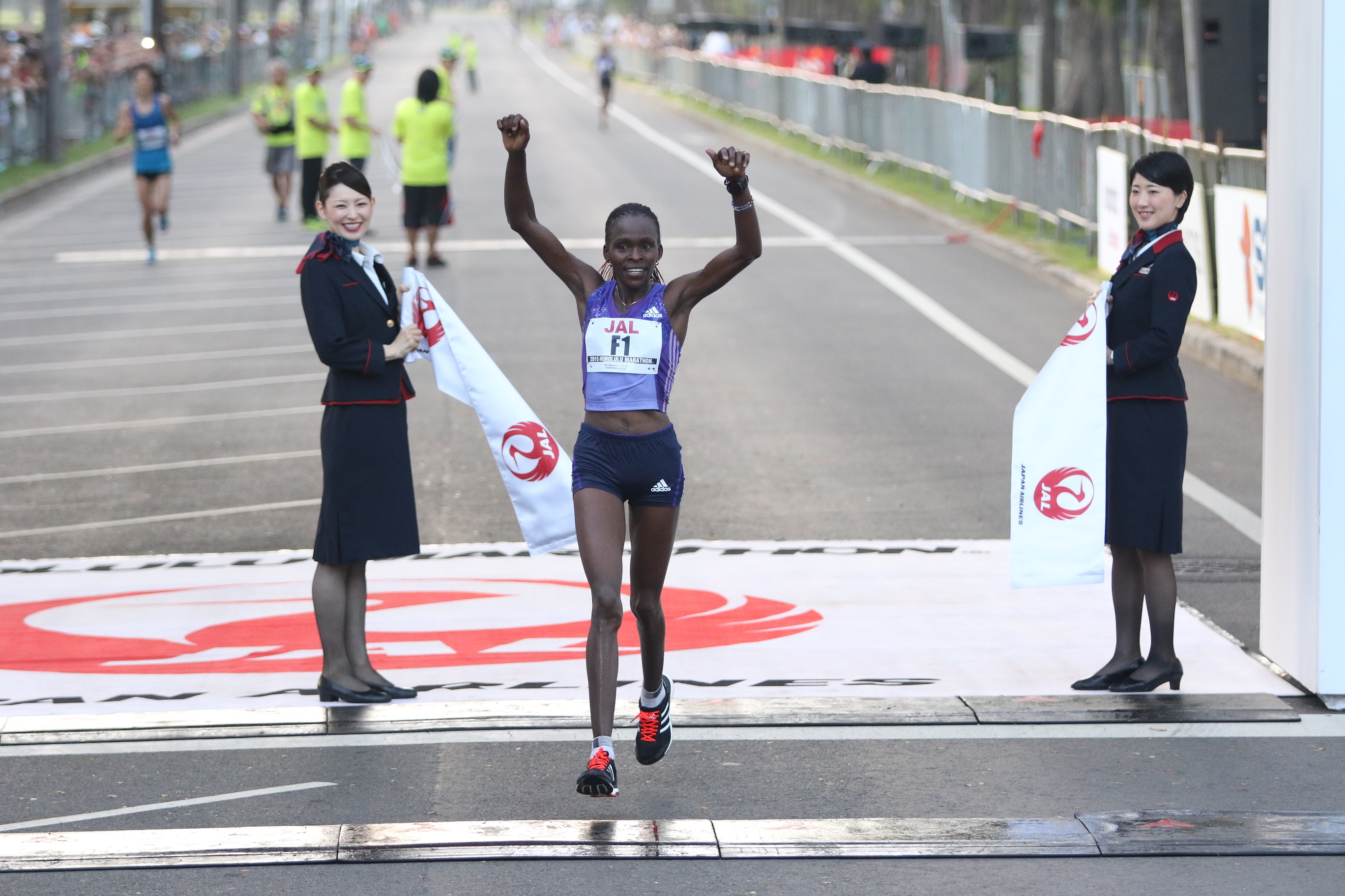 フルマラソン女子優勝　ジョイス・チェプクルイ（ケニア）